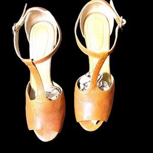 Chloe -See By Chloe tan leather size -9